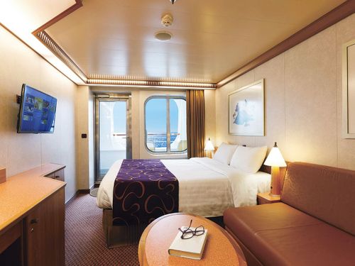 Cabine com varanda do Costa Diadema